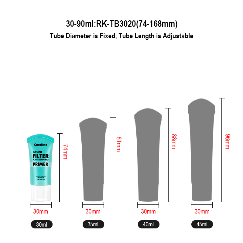 packaging tube squeeze empty lotion cosmetic tube