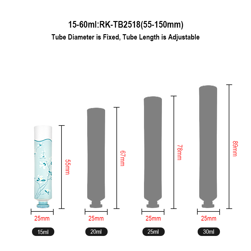 tube packaging for face wash hand cream skin care