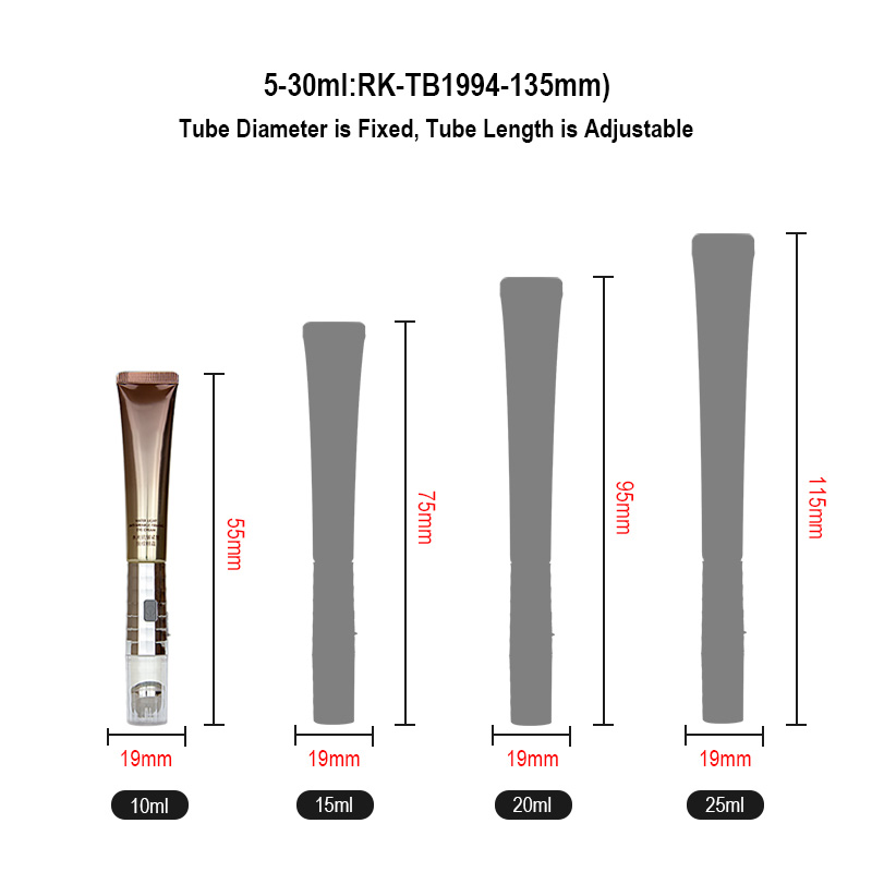eye cream tube vibrating