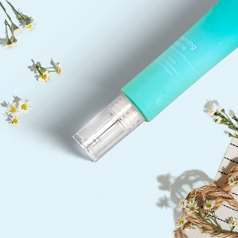 Long mouth cosmetic packaging tube