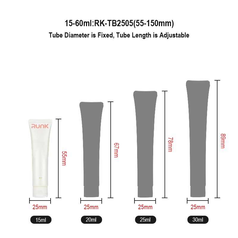 Runk cosmetic tube size Runk cosmetic tube size