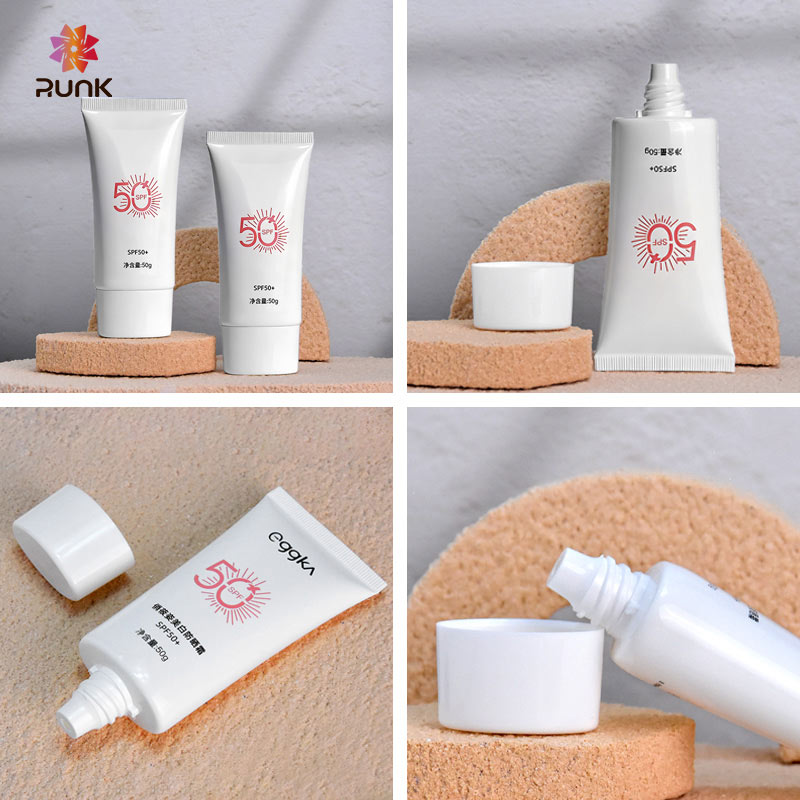 Frosted cream tube