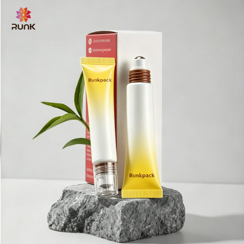 eye cream tube with applicator