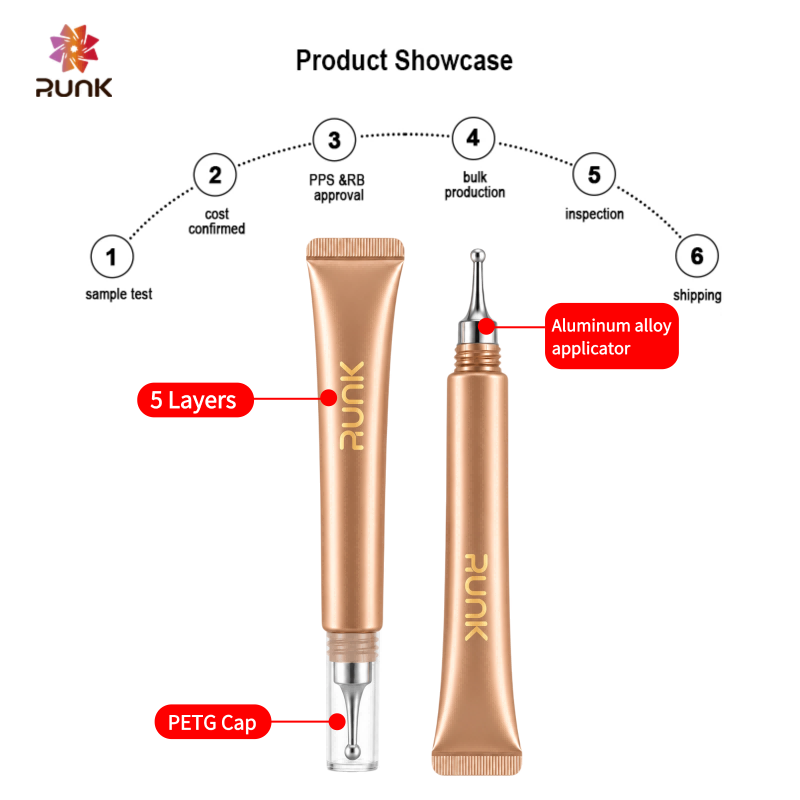 Runk cosmetic tube metarial