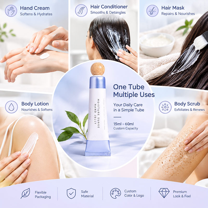 custom hand cream tube