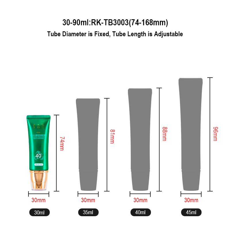 Runk Cosmetic Tube Capacity