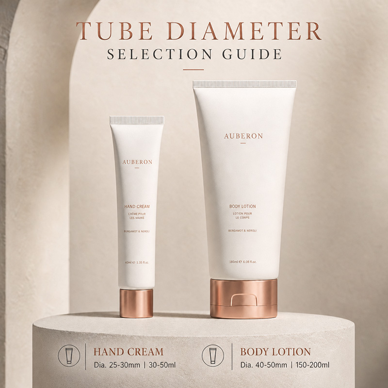 What Tube Diameter Should You Pick for Hand Cream and Body Lotion